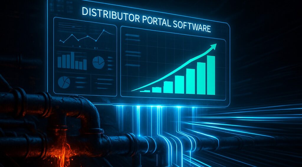 Self-service distributor portal for B2B customers